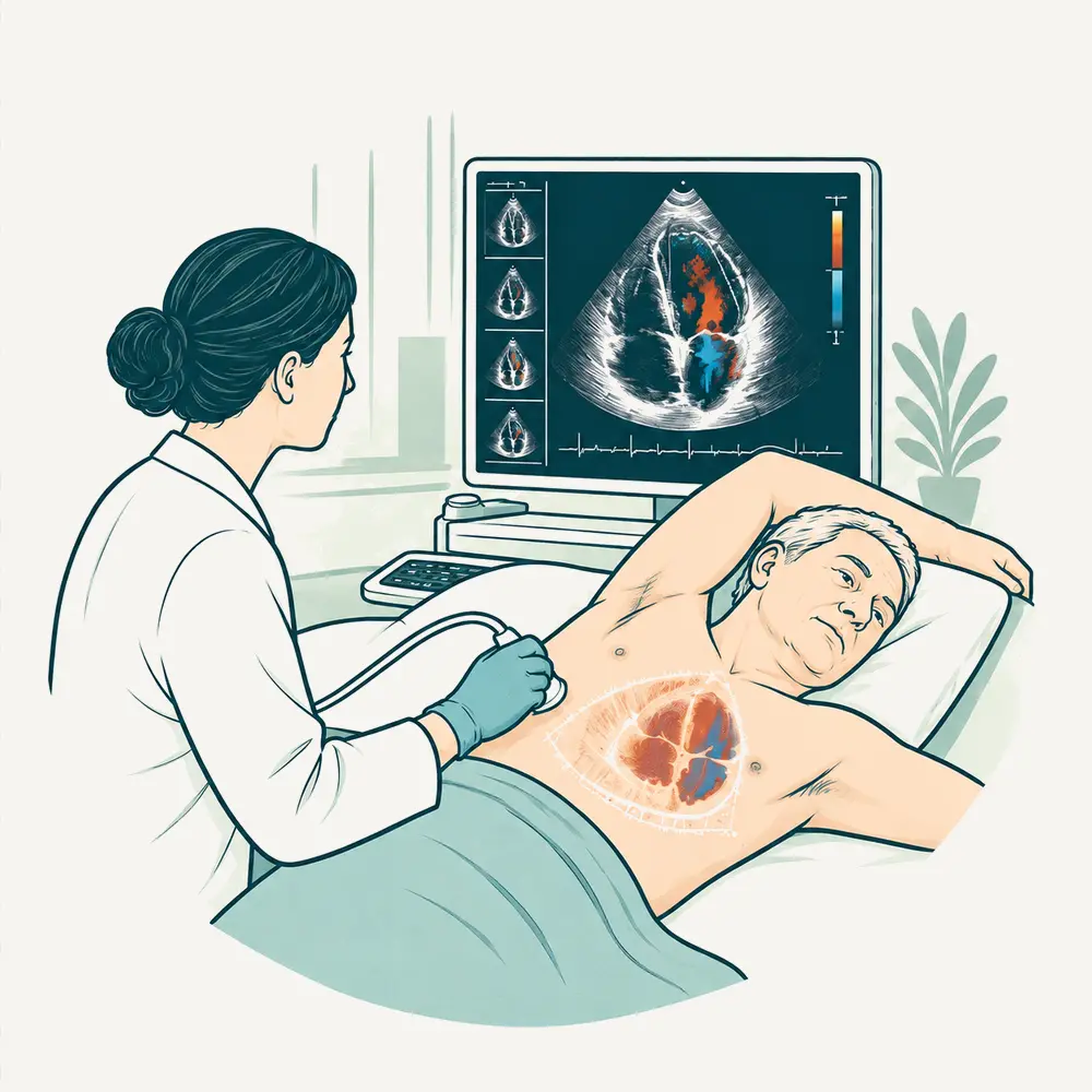 Ecocolordoppler cardiaco transtoracico