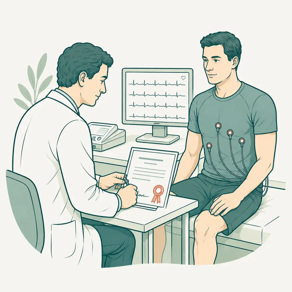 Valutazione per certificato medico sportivo non agonistico