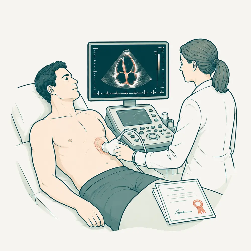 Certificazione sportiva con screening ecoscopico cardiaco