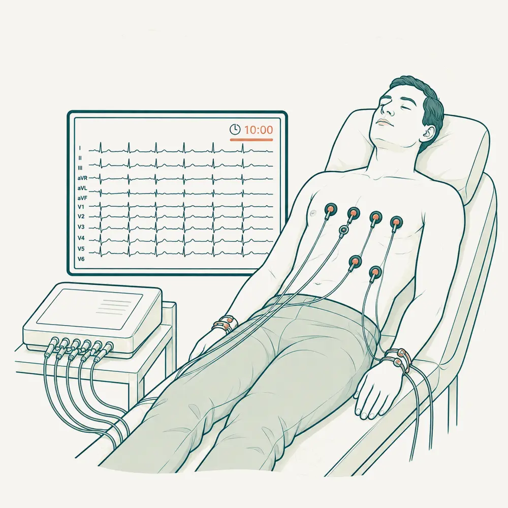 Monitoraggio ECG a 12 derivazioni